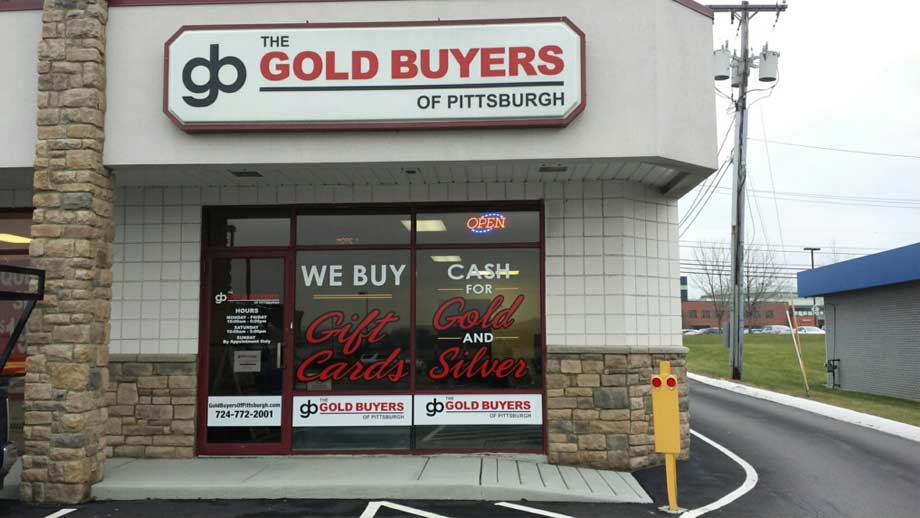 The Gold Buyers of Pittsburgh, Cranberry Township, 20120 Route 19, Cranberry Township, PA 16066, precious metals buyer.